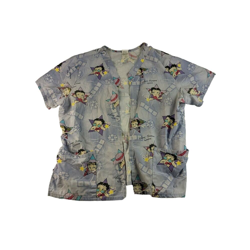 King Features Syndicate 2006 Betty Boop Shirt Size 2XL XXL Silver Screen Queen